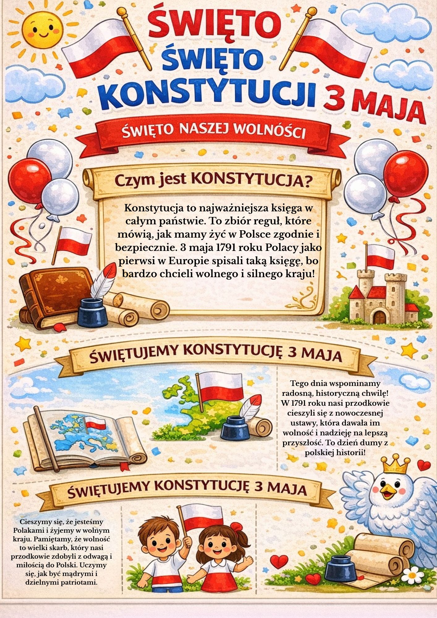 materiały na 6