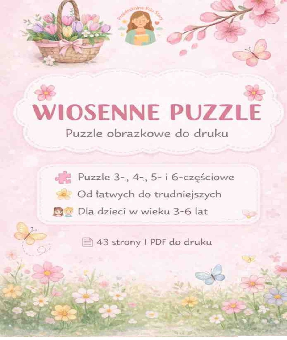 wiosenne puzzle 43 strony