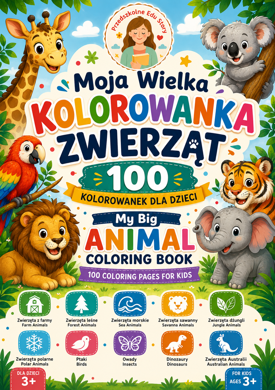 DARMOWE KOLOROWANKI JEDNOROŻCÓW! + PREMIERA E-BOOKA "MOJA WIELKA KOLOROWANKA ZWIERZĄT" 73c3af4d 35e6 41a9 841b 6ec588a8e900