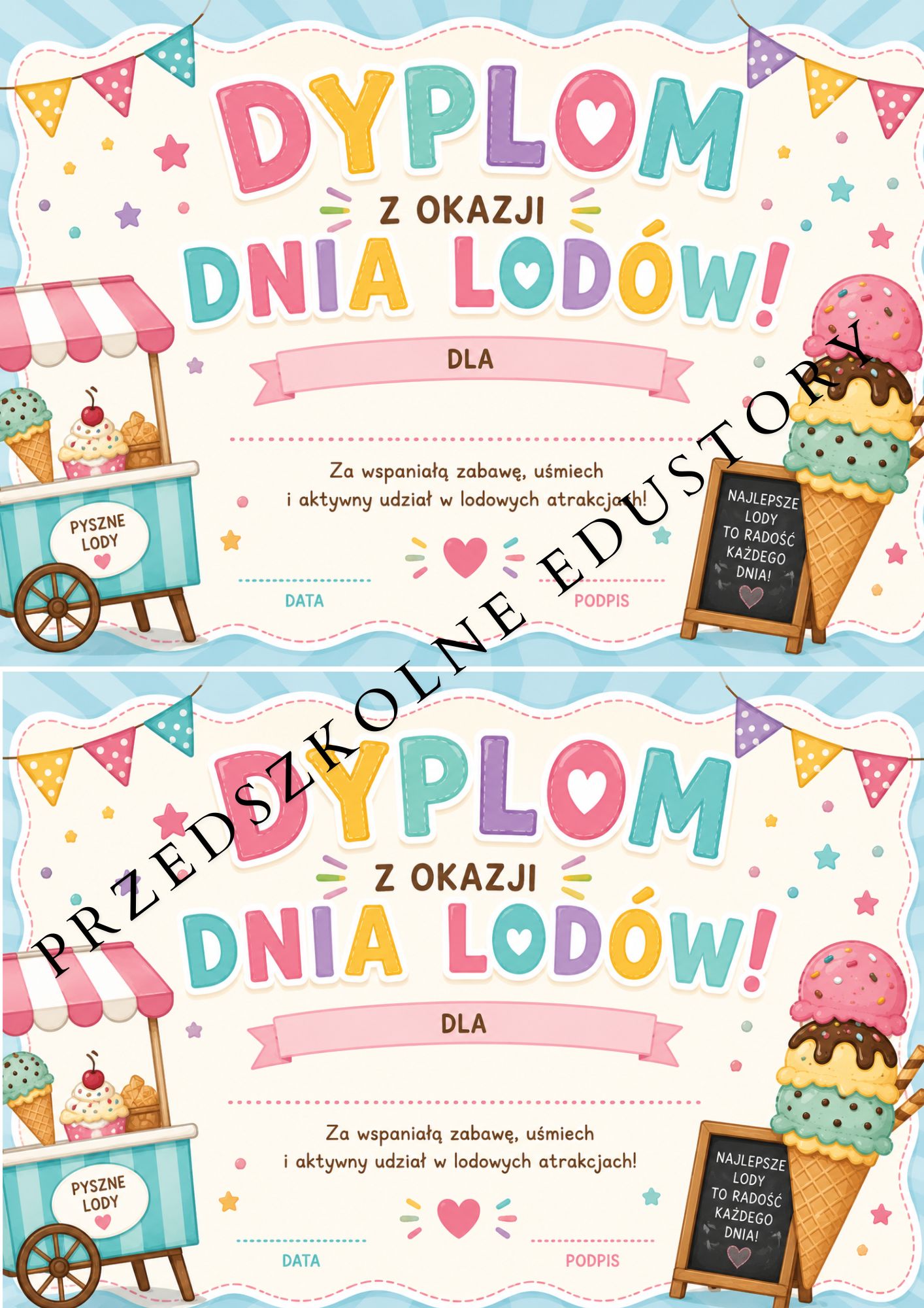 Dzień Lodów – bogaty pakiet edukacyjny dla przedszkolaków 3–6 lat🍦🍨🍦 przedszkolne edu story 19