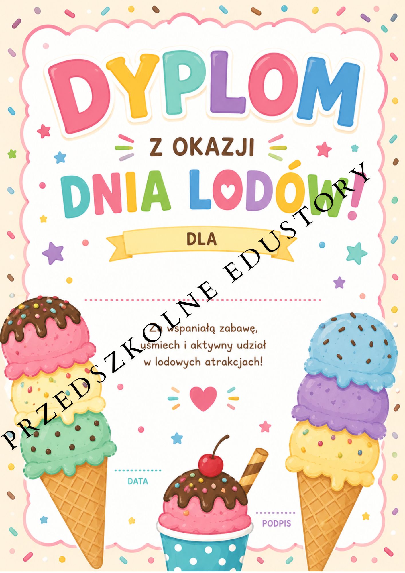 Dzień Lodów – bogaty pakiet edukacyjny dla przedszkolaków 3–6 lat🍦🍨🍦 przedszkolne edu story 20