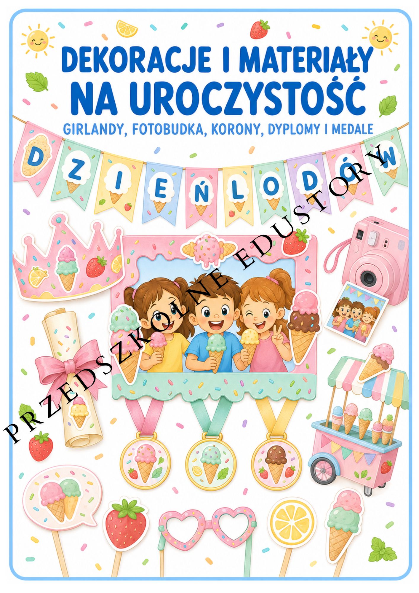 Dzień Lodów – bogaty pakiet edukacyjny dla przedszkolaków 3–6 lat🍦🍨🍦 przedszkolne edu story 4