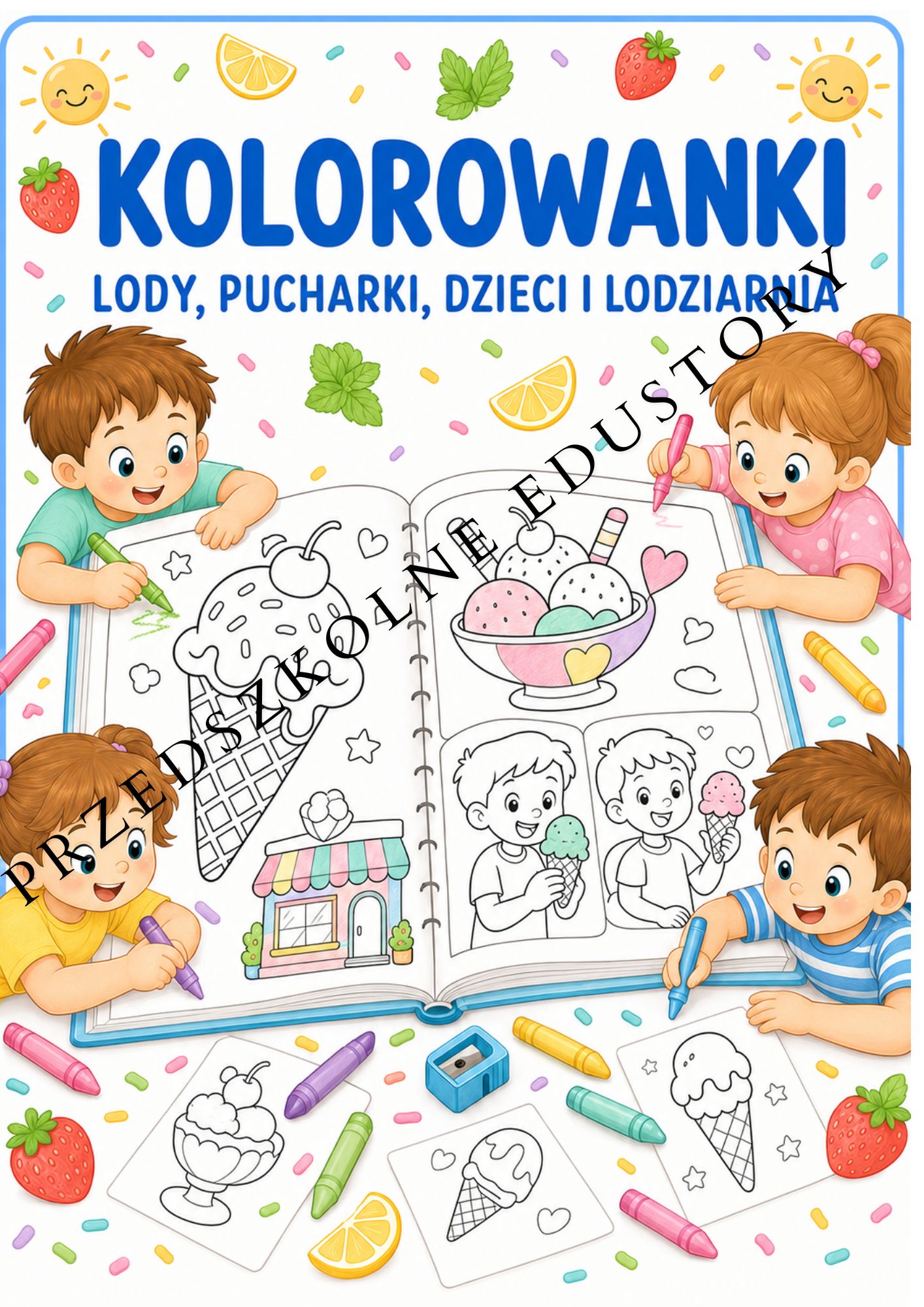 Dzień Lodów – bogaty pakiet edukacyjny dla przedszkolaków 3–6 lat🍦🍨🍦 przedszkolne edu story 6
