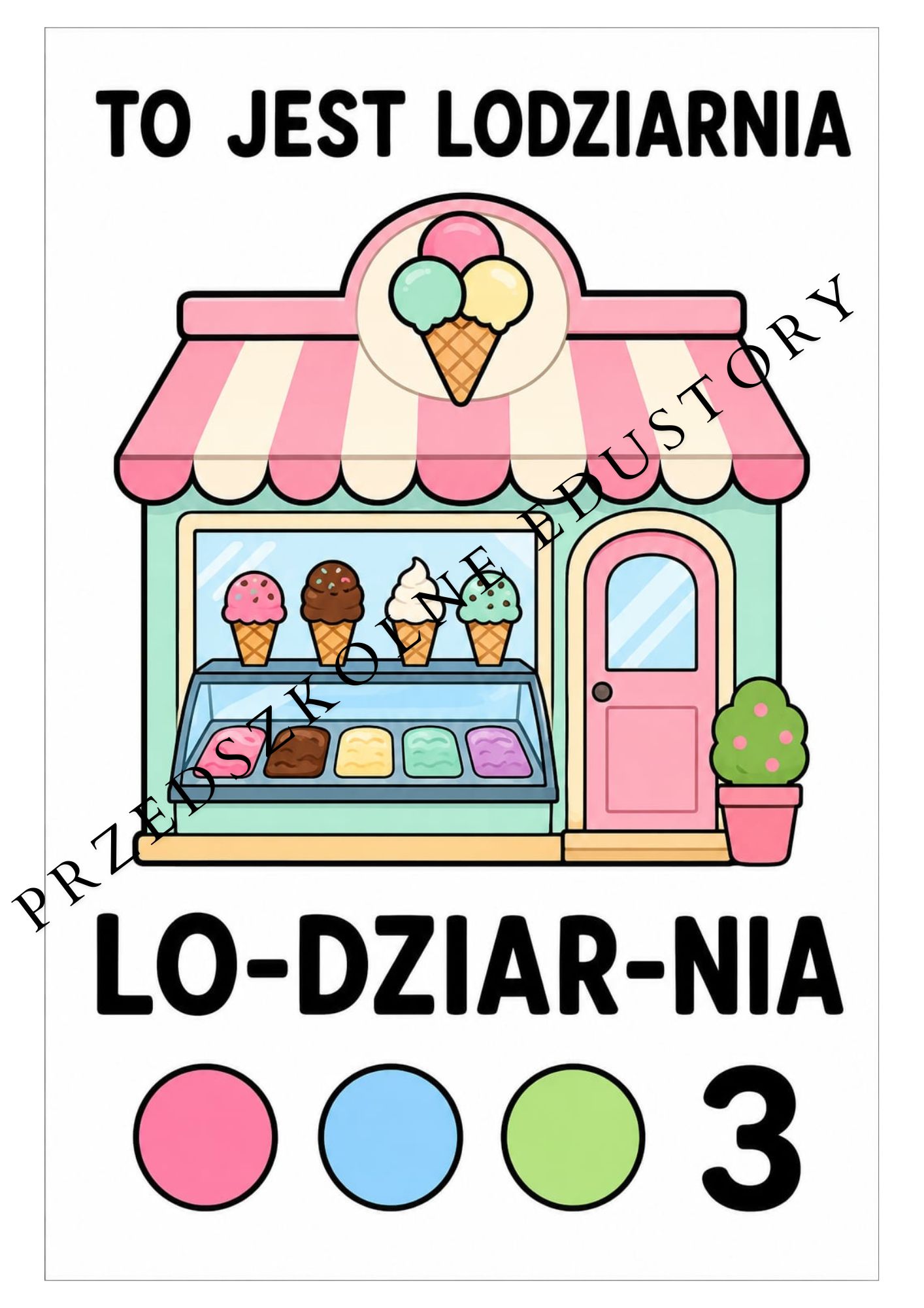 Dzień Lodów – bogaty pakiet edukacyjny dla przedszkolaków 3–6 lat🍦🍨🍦 przedszkolne edu story 8